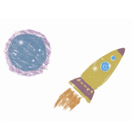 Djeco farveblyanter metallic