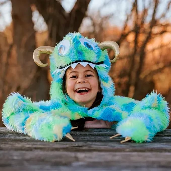 Great Pretenders Swampy the Monster kappe, str 5-6 år