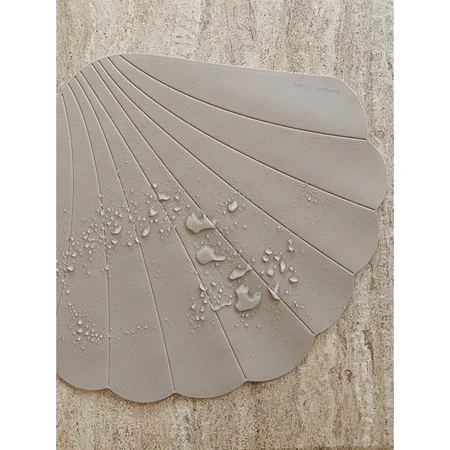 Konges Sløjd silikone bademåtte, musling - Warm Grey