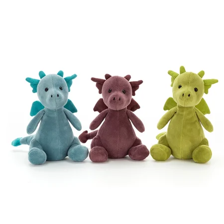 Jellycat bamse, Lille Puff Jadegrøn - 16 cm