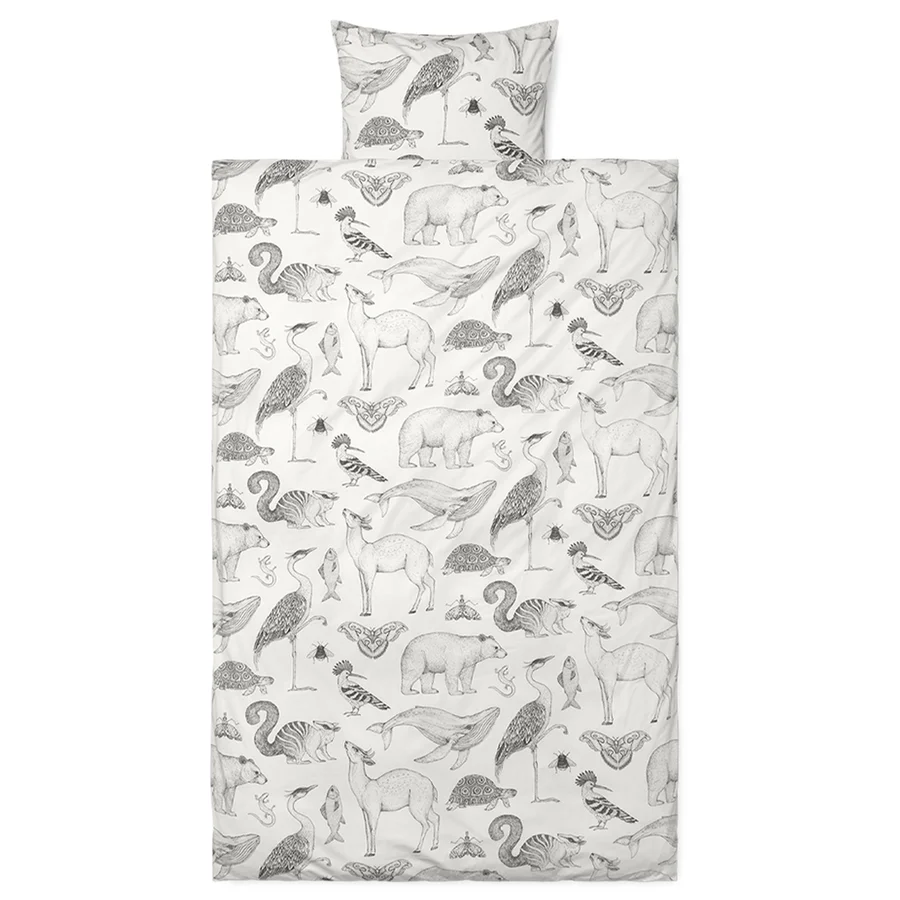 Ferm Living voksen sengetøj, Katie Scott - off-white