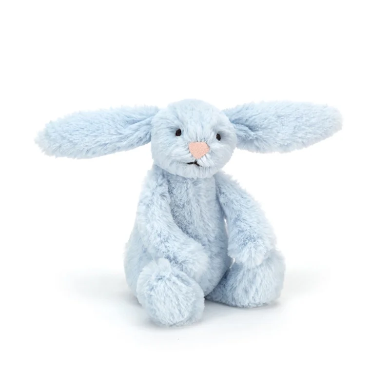Jellycat bamse, Bashful kanin lyseblå - 13 cm