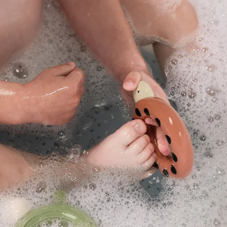 Sebra mariehøne badelegetøj i naturgummi