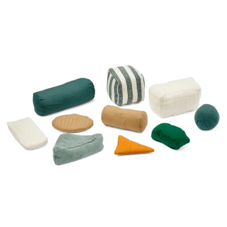 Liewood 10-pk sensoriske former, blue multi mix