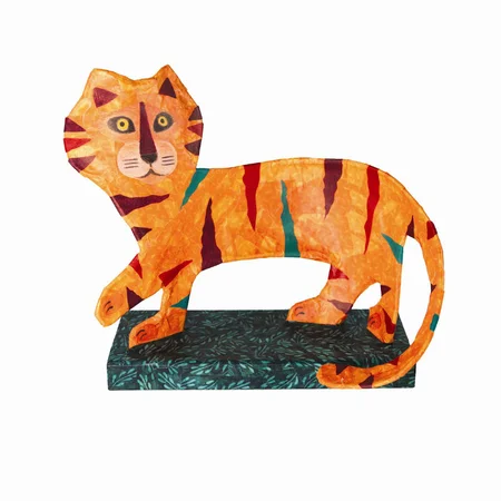 Djeco kreativ æske, kreativ skulptur - Tiger