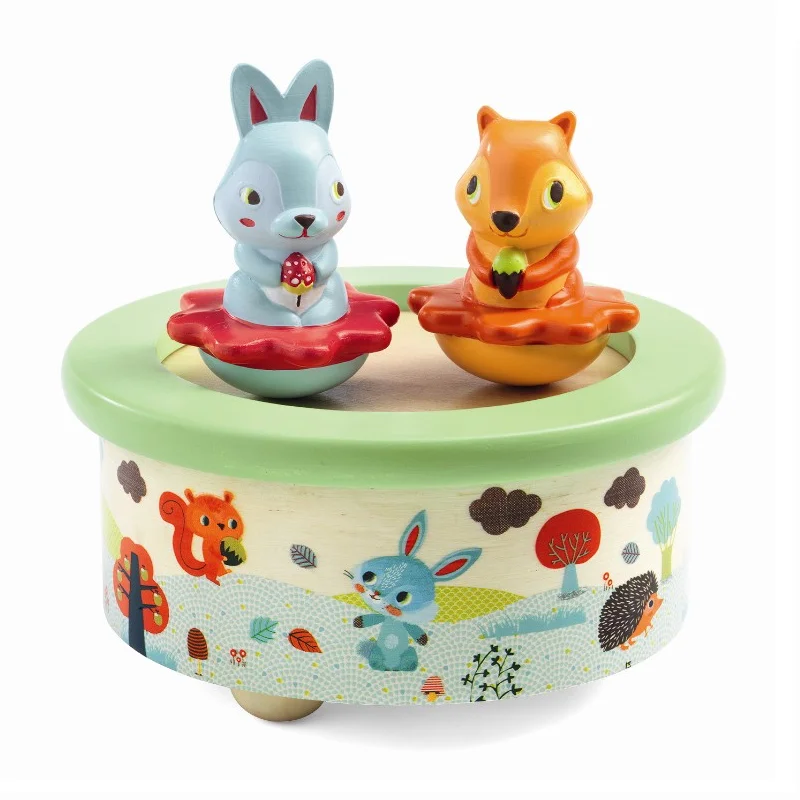 Djeco musikdåse med dansende figurer, venner