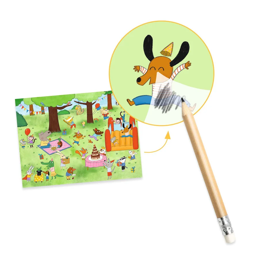 Djeco overføringsbilleder, fødselsdagsfest