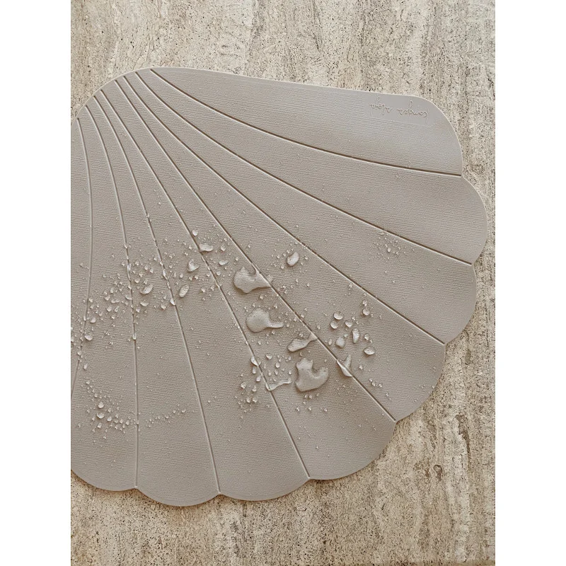 Konges Sløjd silikone bademåtte, musling - Warm Grey