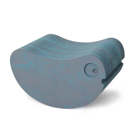 bObles ælling, marmor - blå