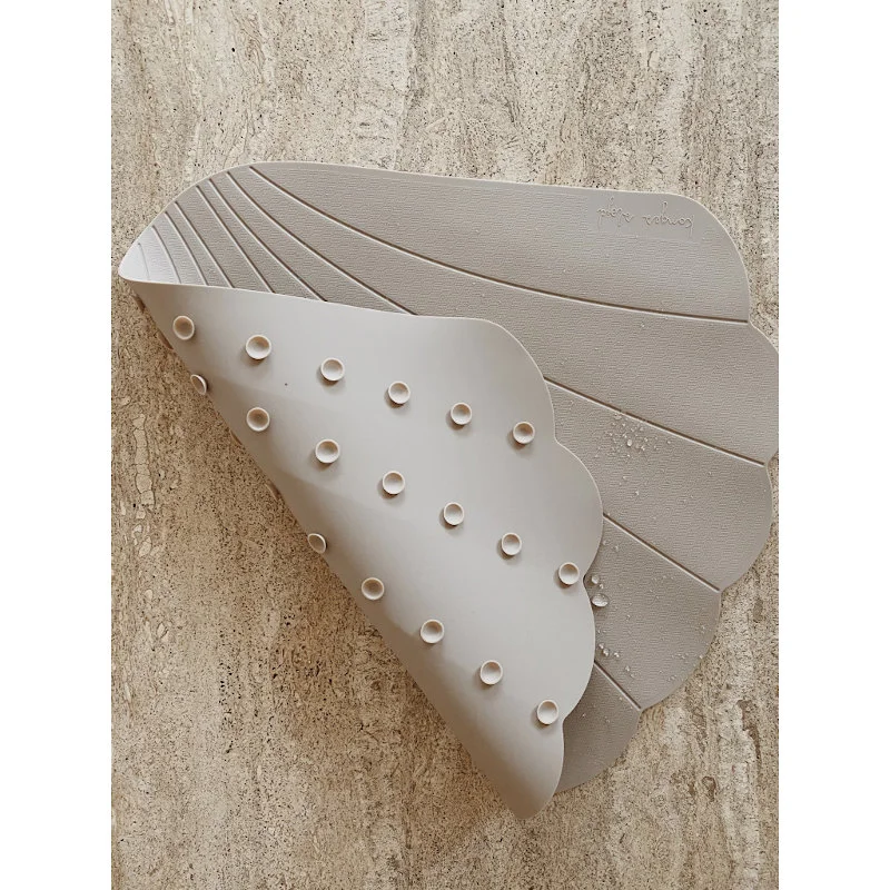 Konges Sløjd silikone bademåtte, musling - Warm Grey