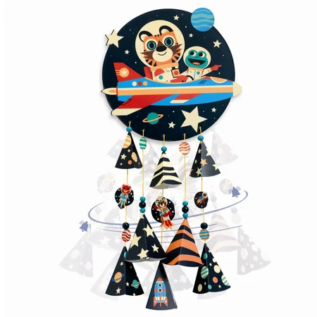 Djeco DIY æske, Vindspil - Stjerner