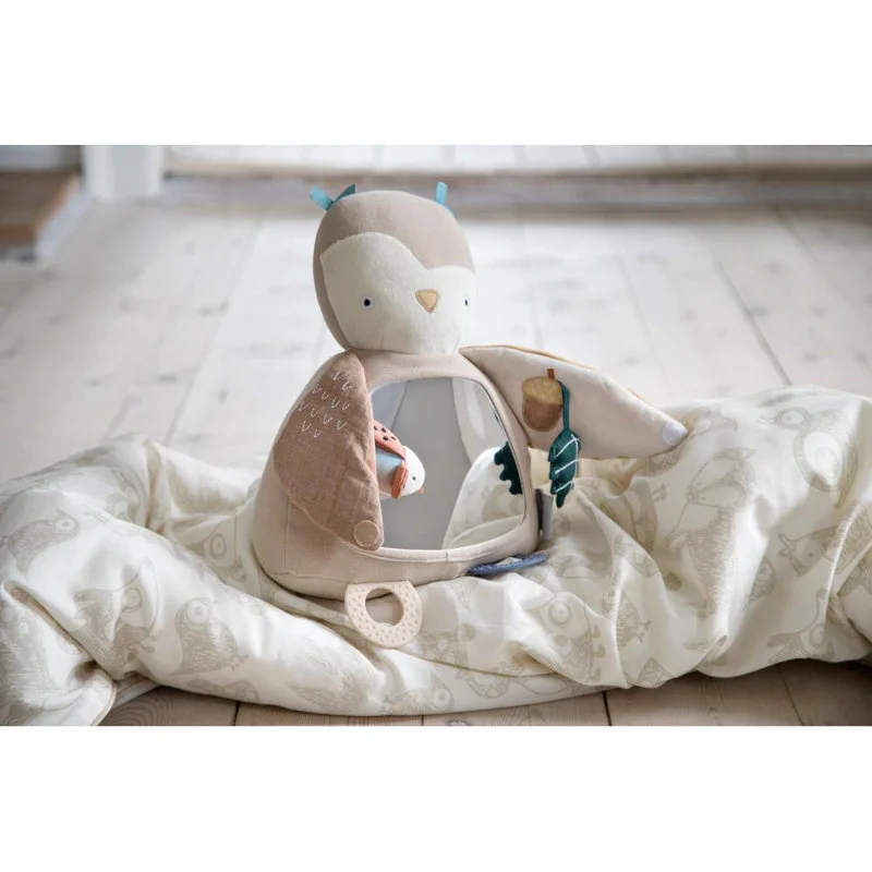 Sebra junior sengetøj, Forest straw beige