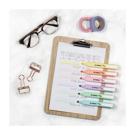 Stabilo Swing tuscher, 6 stk pastel