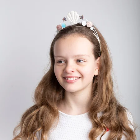 Mimi & Lula hårbøjle med muslingeskaller