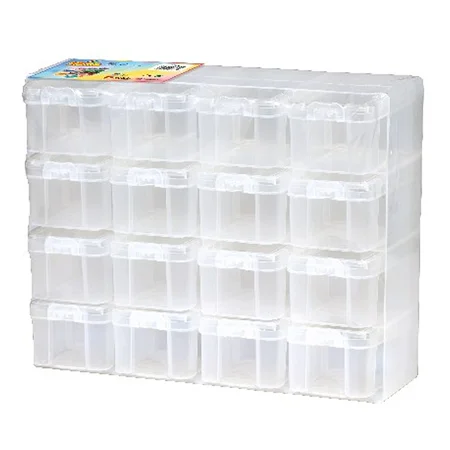 HAMA opbevaringsboks m.16 skuffer