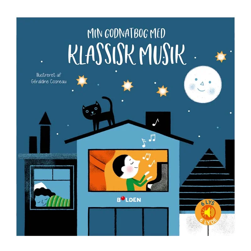 Min godnatbog med klassisk musik - med lyd og lys