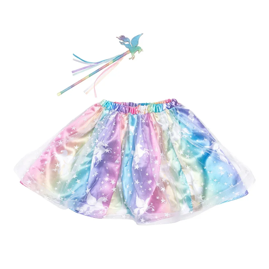 Great Pretenders Fortryllet nederdel og tryllestav sæt, 4-6 år