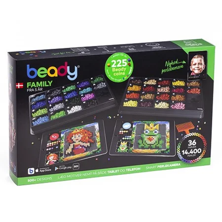 Beady Family sæt m. 14.400 perler mm