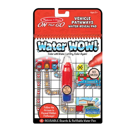 Melissa and Doug water wow, bilbaner