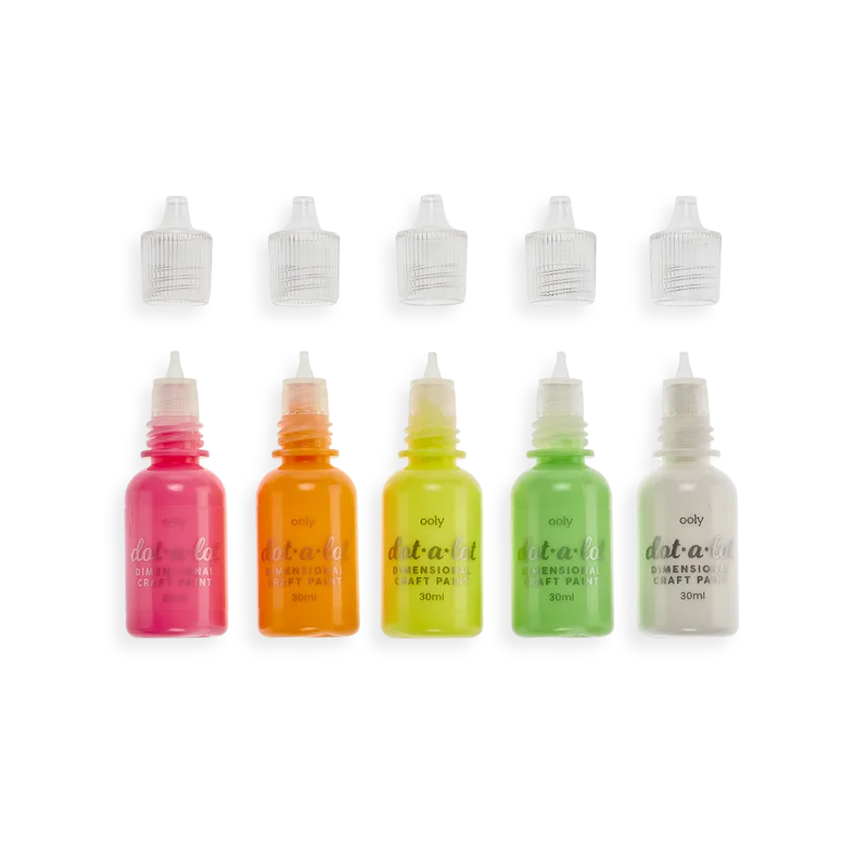 Ooly dot-a-lot til sten, neon brights