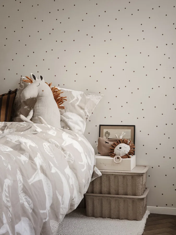 Ferm Living baby sengetøj, Katie Scott - sand