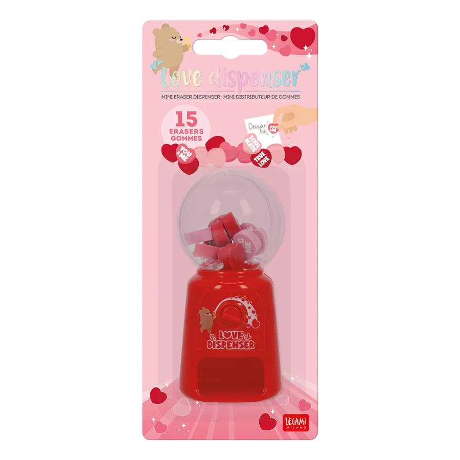Legami viskelæder-automat, Love dispenser 