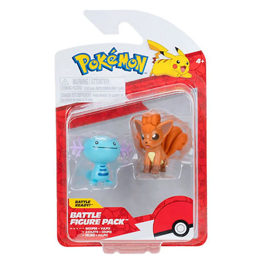 Pokemon battle figur, Wooper og Vulpix