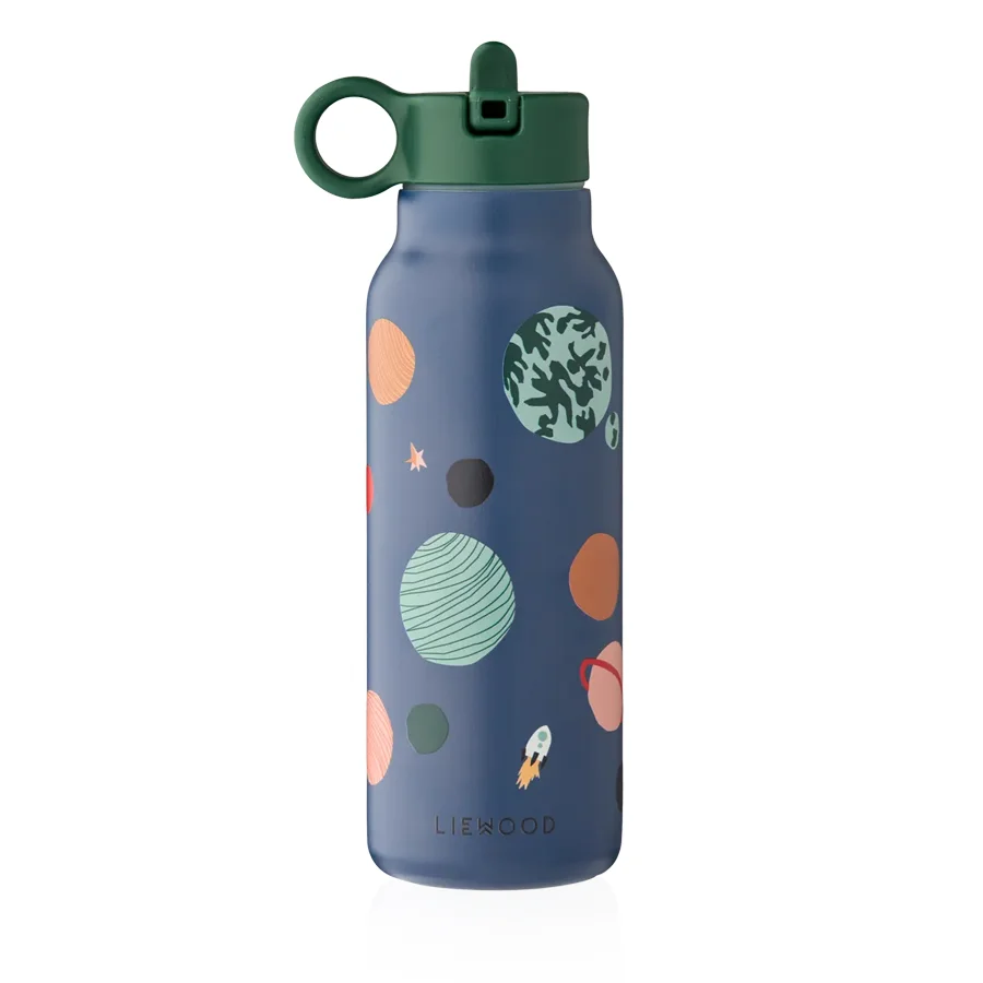 Liewood Falk Vandflaske 350 ml, Universe/Classic Navy