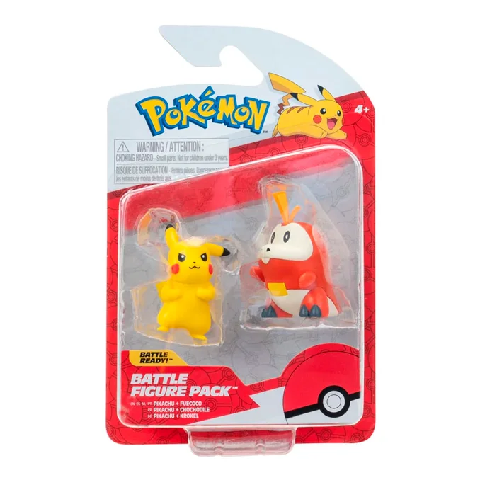 Pokemon battle figurer, Pikachu og Fuecoco