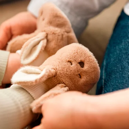 BIBS baby booties kænguru, vanilla/ivory