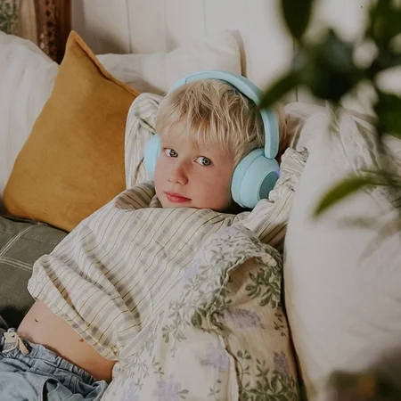 Lalarma trådløs høretelefon med lys, mint