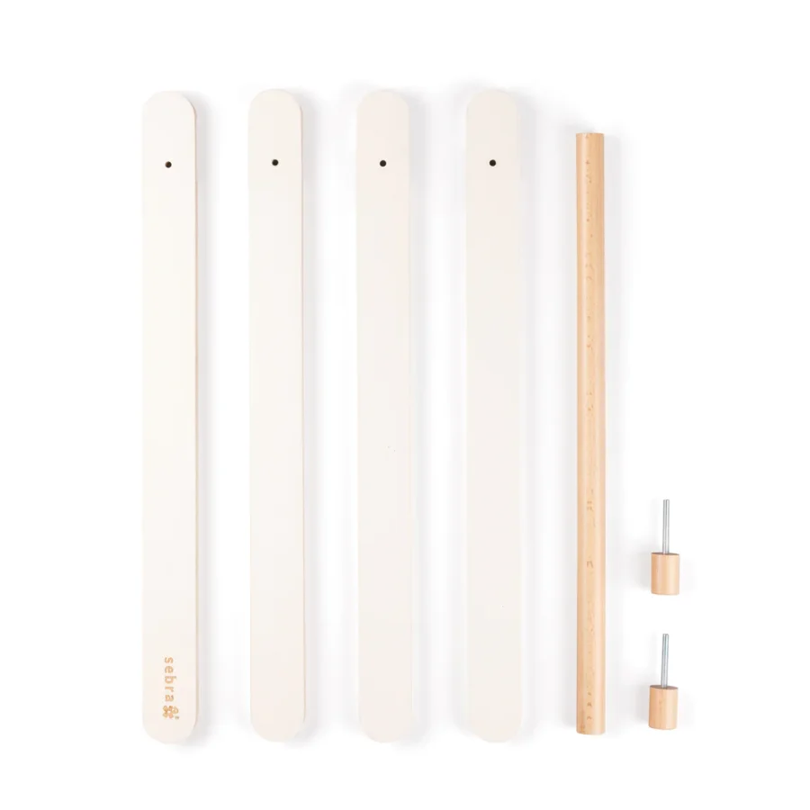 Sebra baby aktivitetsstativ, træ