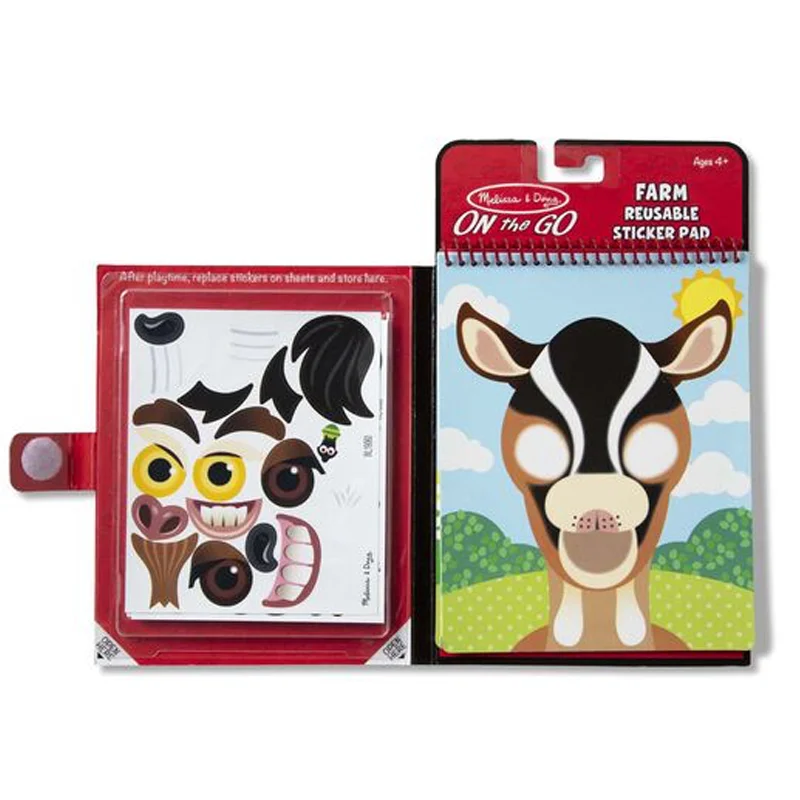 Melissa and Doug reusable sticker, Bondegård