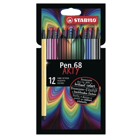 Stabilo Arty tuscher, 12 stk
