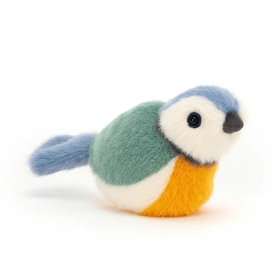 Jellycat Garden Birdling Blåmejse, 10 cm