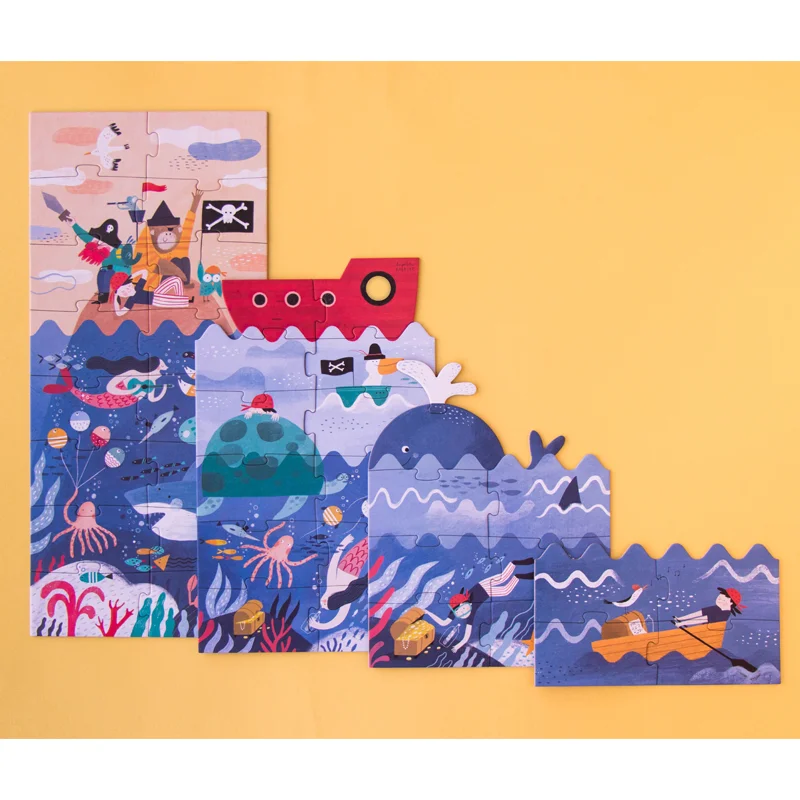 Londji puslespil i lag, Discover the treasure