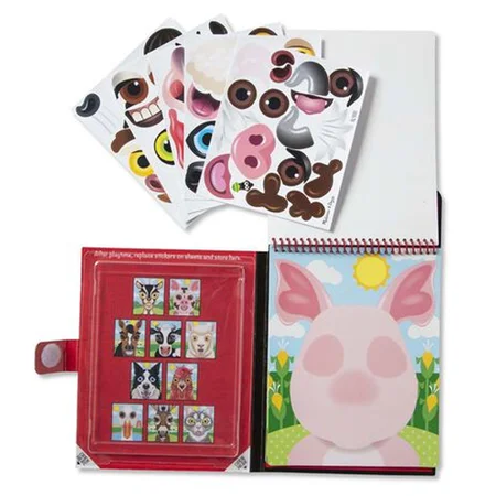 Melissa and Doug reusable sticker, Bondegård