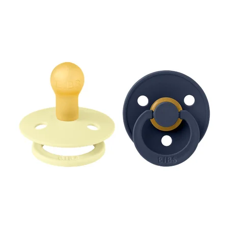 BIBS Colour Drop 2-pak Sut str 1, Luna & Deep Space