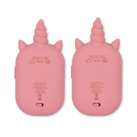Konges Sløjd Glitter enhjørninge walkie talkie, sparkling pink