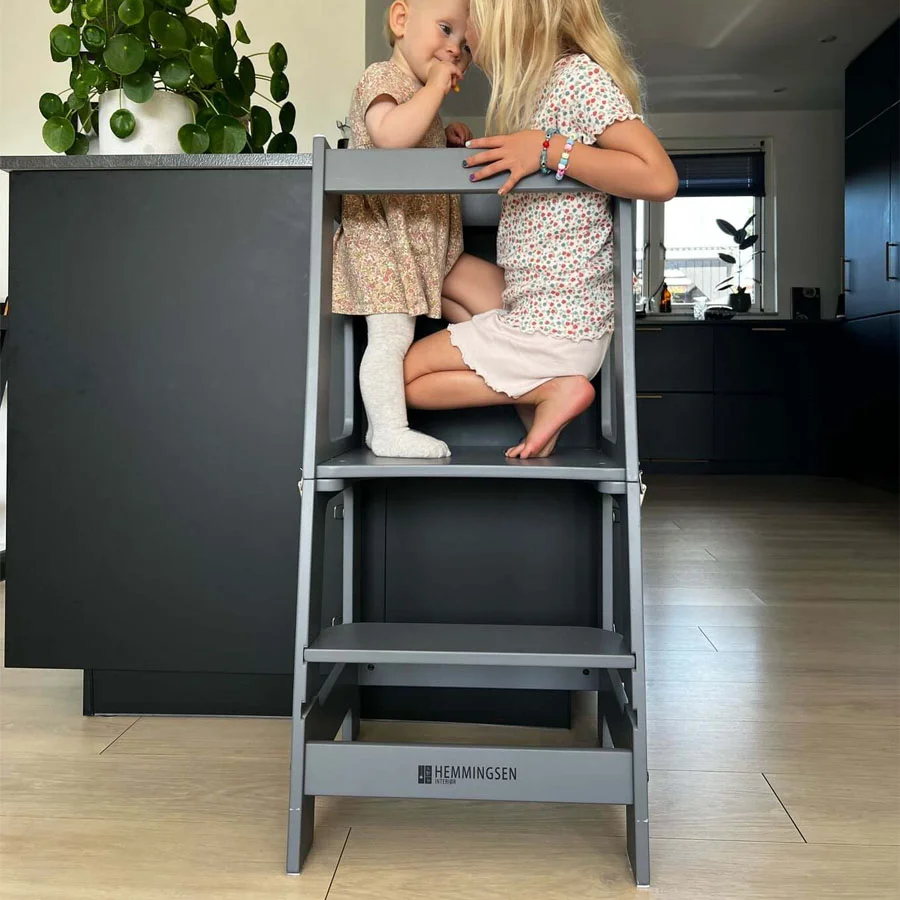 Hemmingsen Kids Maya læringstårn pro, grå