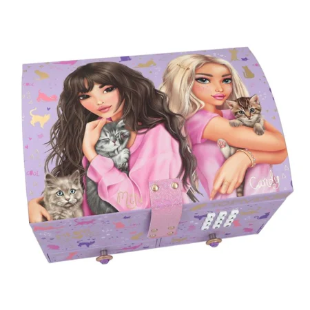 TOPModel smykkeskrin med kode og musik