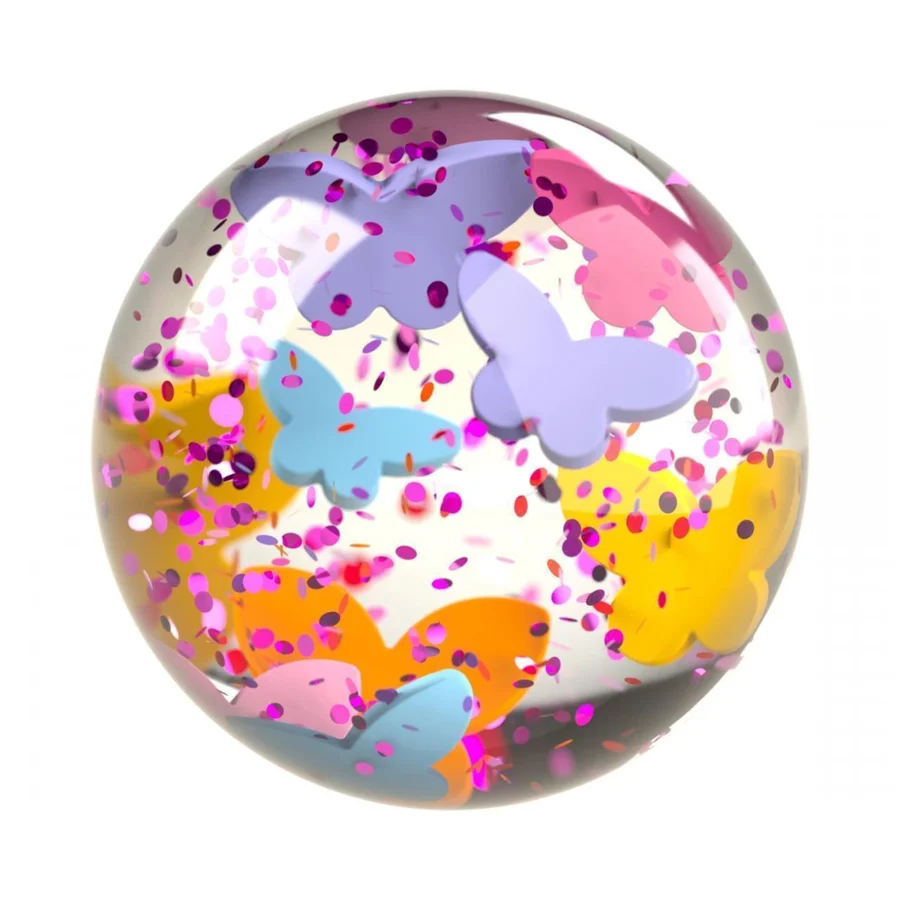 Haba Kullerbü-Effektkugel Glitzer-Schmetterling
