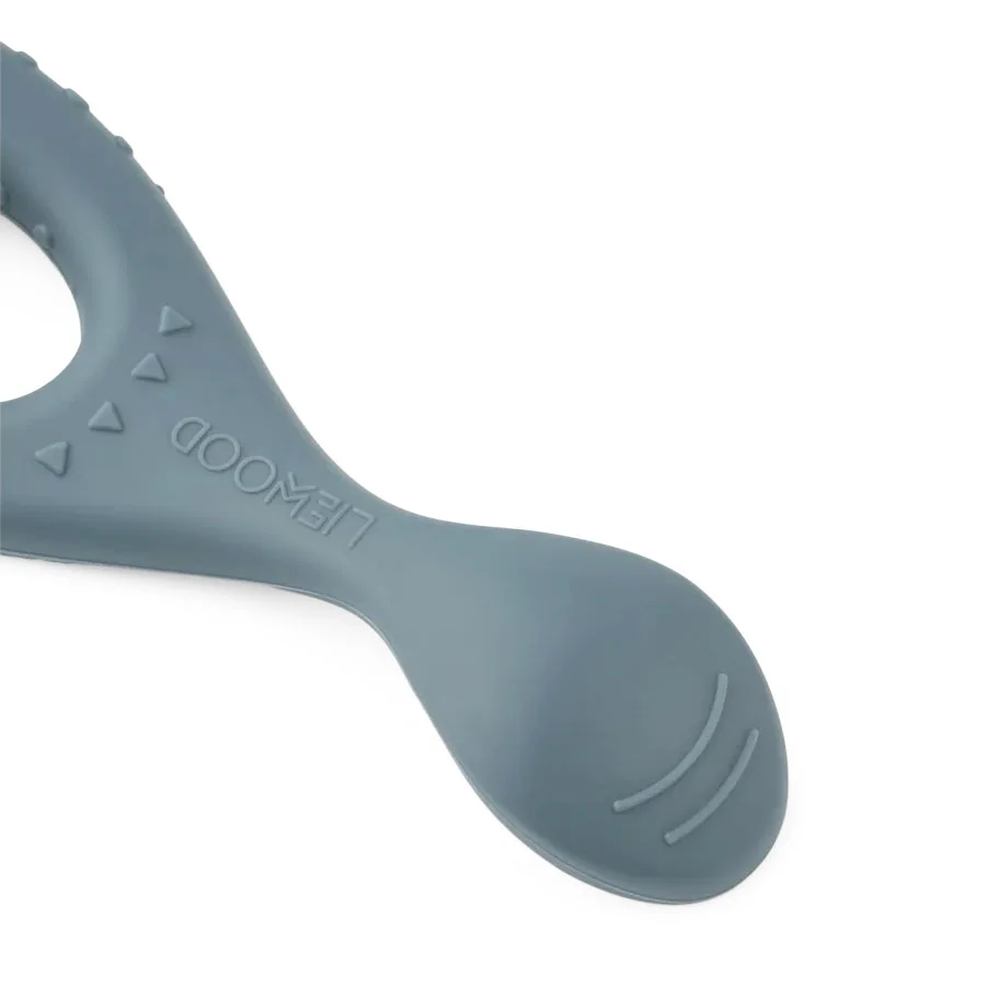 Liewood Liva 4-pak ske, whale blue multi mix