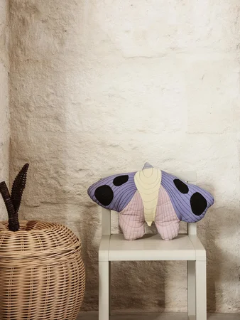 Ferm Living quiltet pude, natsværmer