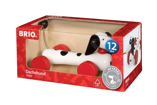 BRIO dachsie hund, 60 år jubilæum