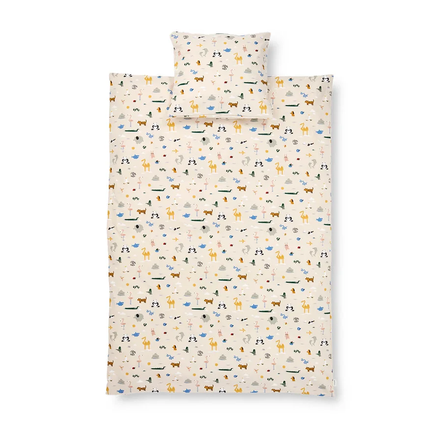 Liewood Ingeborg Junior Sengetøj, Around The World/Sandy