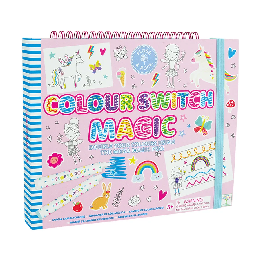 Floss & Rock magisk malebog, rainbow fairy