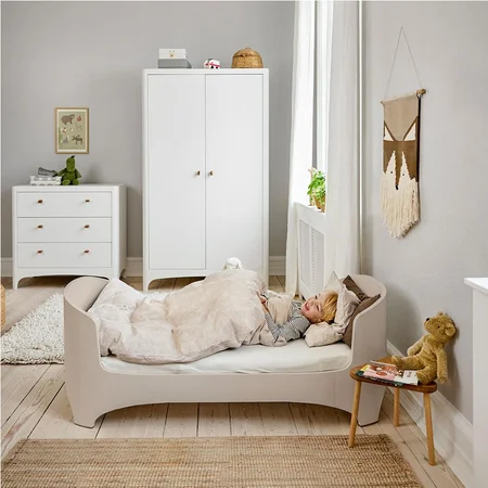 Leander Classic™ babyseng, junior udbygningssæt, cappuccino