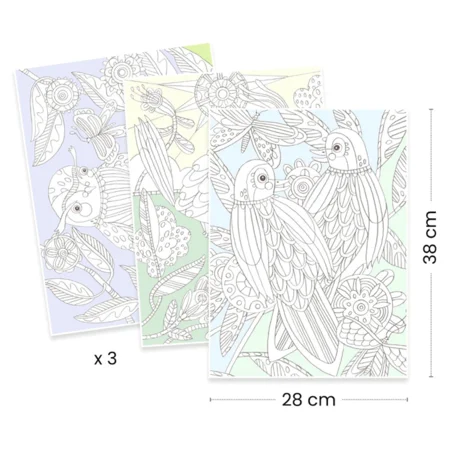 Djeco farvelæg, galleri fugle