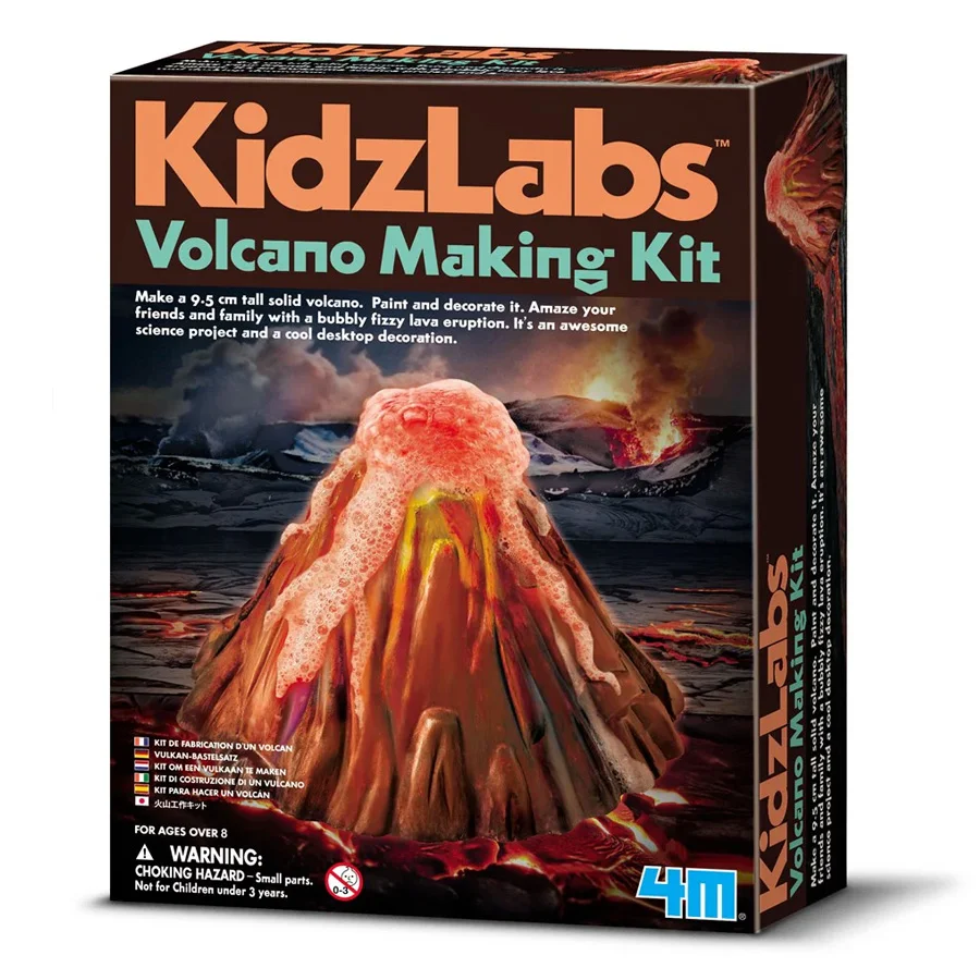 4M KidzLabs eksperiment legetøj, Vulkan samlesæt